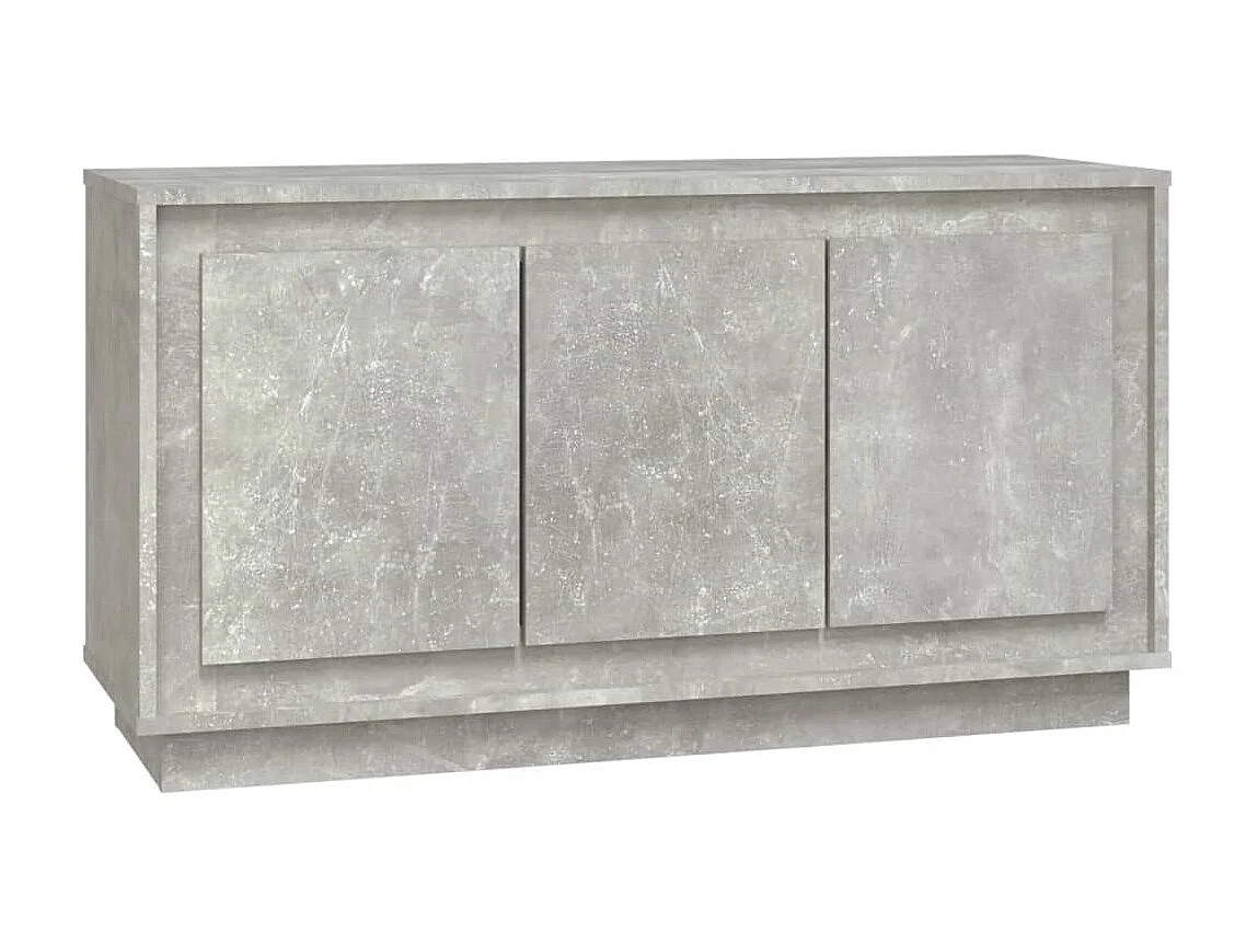 Sideboard Lowboard - Betongrau 102x35x55 cm Holzwerkstoff -RM54517