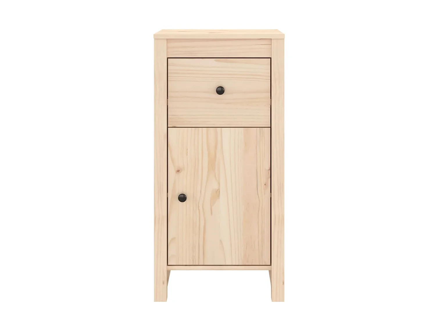 Sideboards im 2er-Set Lowboards 40x35x80 cm Massivholz Kiefer -RM72585