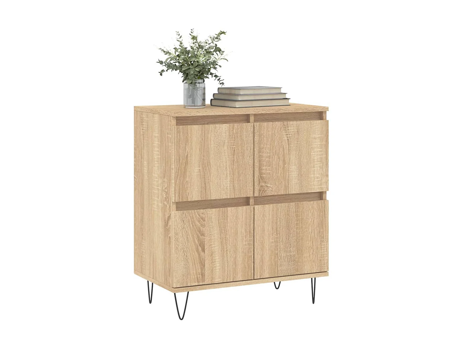 Sideboard Anrichte Sonoma-Eiche 60x35x70 cm Holzwerkstoff -RM32532