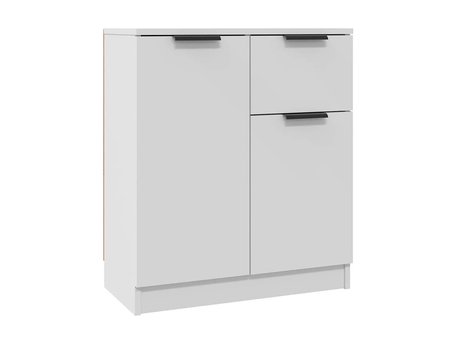 Sideboards im 2er-Set Lowboards Weiß 60x30x70 cm Holzwerkstoff -RM84621