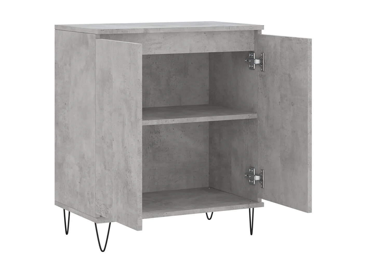Sideboard Lowboard - Betongrau 60x35x70 cm Holzwerkstoff -RM53761
