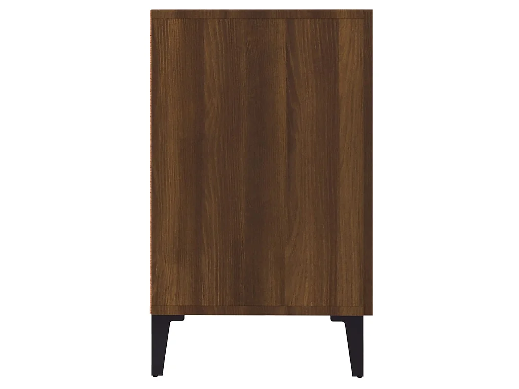 Sideboard Lowboard - Braun Eichen-Optik 100x36x60 cm Holzwerkstoff -RM52905