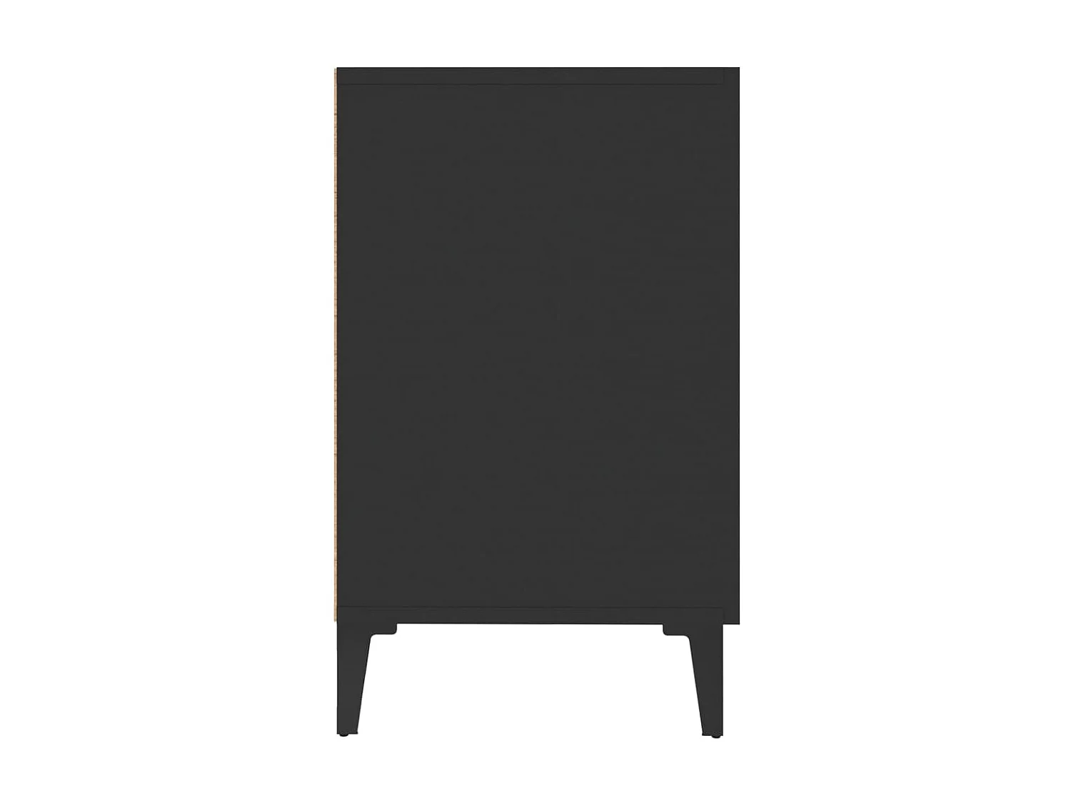 Sideboard Schwarz Anrichte 100x36x60 cm Holzwerkstoff -RM39316