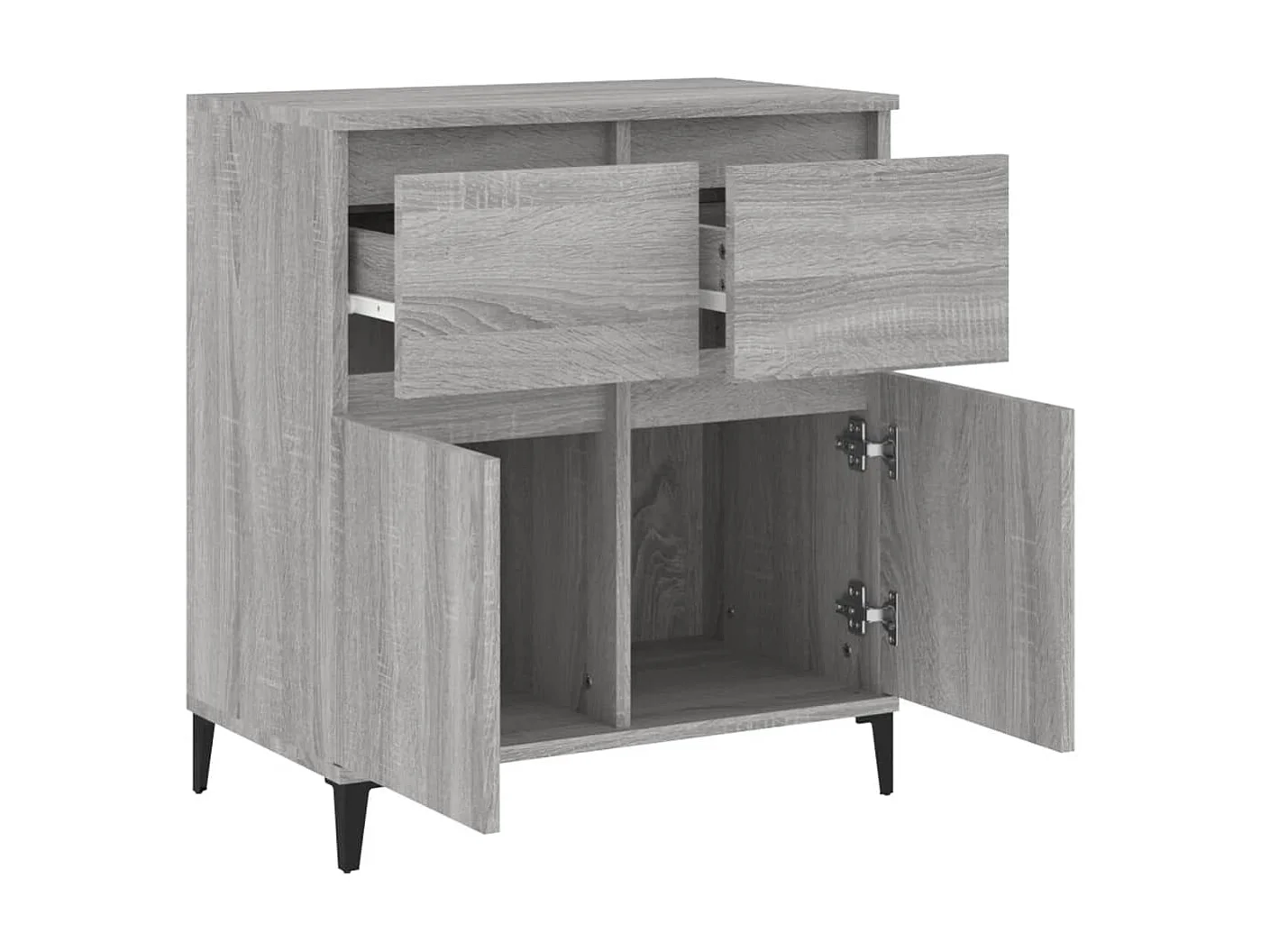 Sideboard Grau Sonoma - Lowboard 60x35x70 cm Holzwerkstoff -RM53390