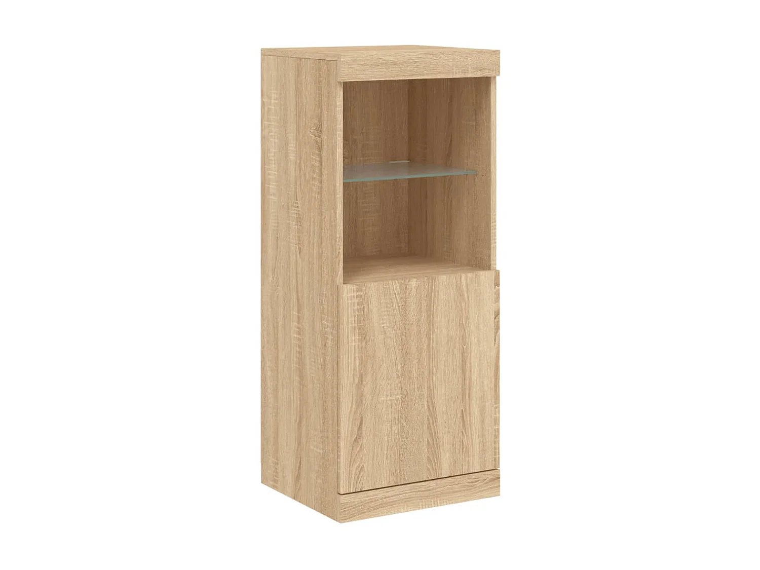 Sideboard mit LED-Leuchten Anrichte Sonoma-Eiche 41x37x100 cm -RM57716
