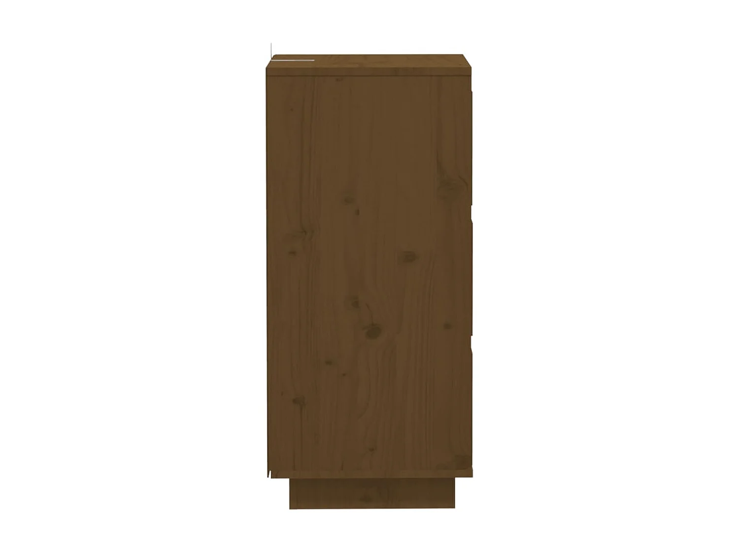 Sideboards im 2er-Set Lowboards Honigbraun 32x34x75 cm Massivholz Kiefer -RM45560