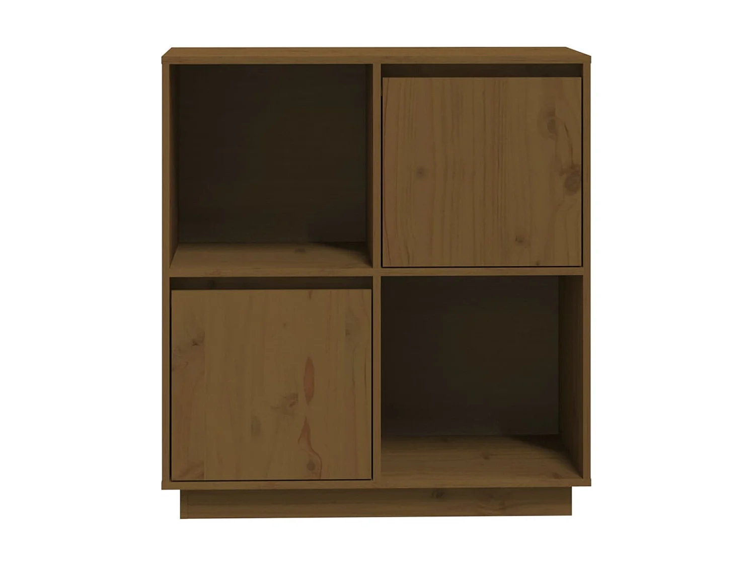 Sideboard Lowboard - Honigbraun 74x35x80 cm Massivholz Kiefer -RM47671