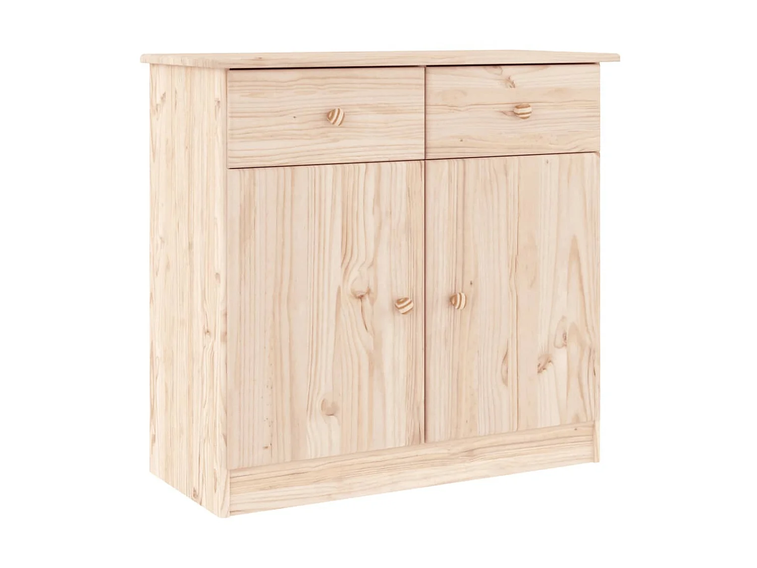 Sideboard Lowboard - ALTA 77x35x73 cm Massivholz Kiefer -RM85989