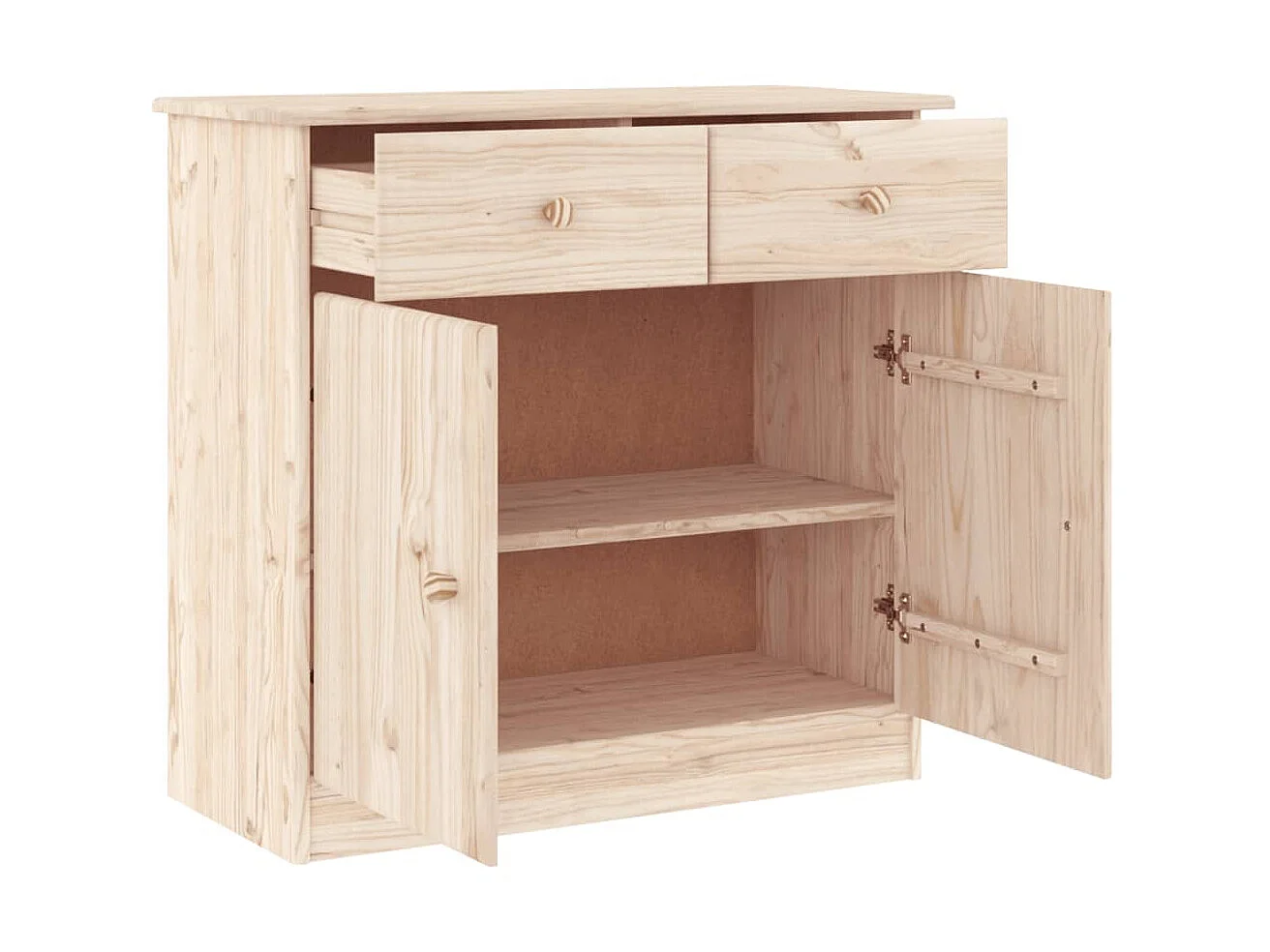 Sideboard Lowboard - ALTA 77x35x73 cm Massivholz Kiefer -RM85989