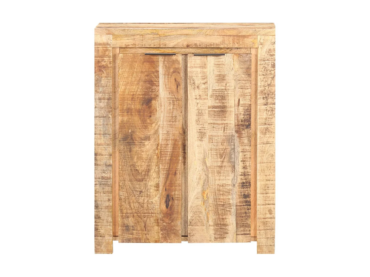 Sideboard Anrichte - 59x33x75 cm Raues Mangoholz -RM85629