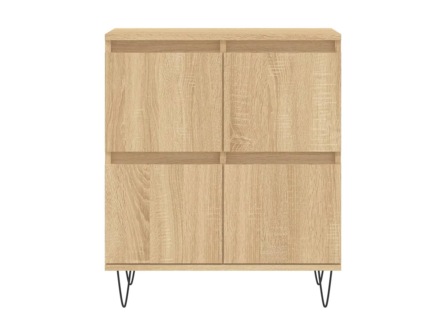 Sideboards im 2er-Set Lowboards Sonoma-Eiche Holzwerkstoff -RM57073