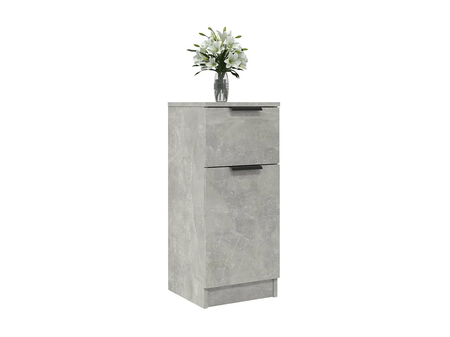 Sideboard Lowboard - Betongrau 30x30x70 cm Holzwerkstoff -RM82706
