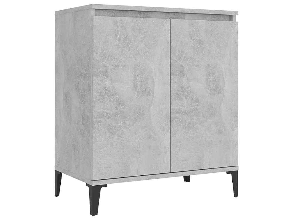 Sideboard Lowboard - Betongrau 60x35x70 cm Holzwerkstoff -RM66559