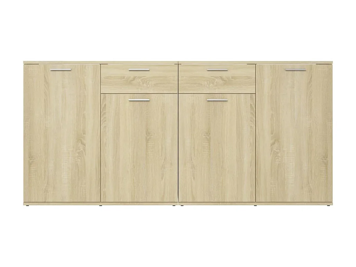 Sideboard Anrichte Sonoma-Eiche 160x36x75 cm Holzwerkstoff -RM79849