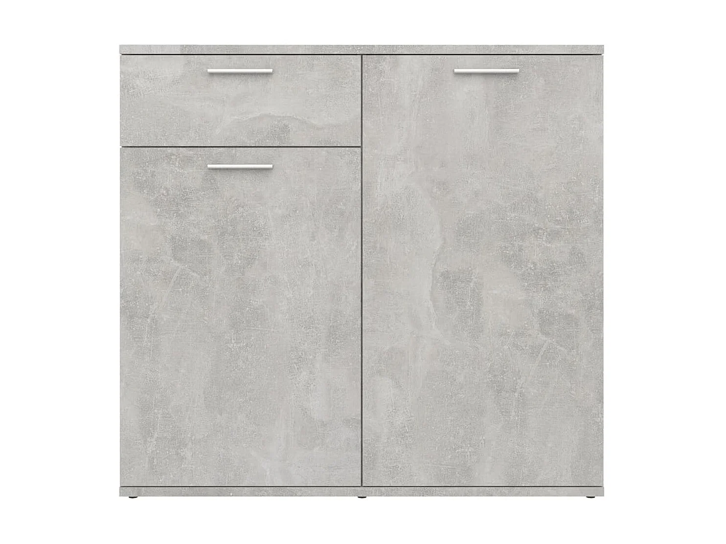 Sideboard Lowboard - Betongrau 80x36x75 cm Holzwerkstoff -RM10912