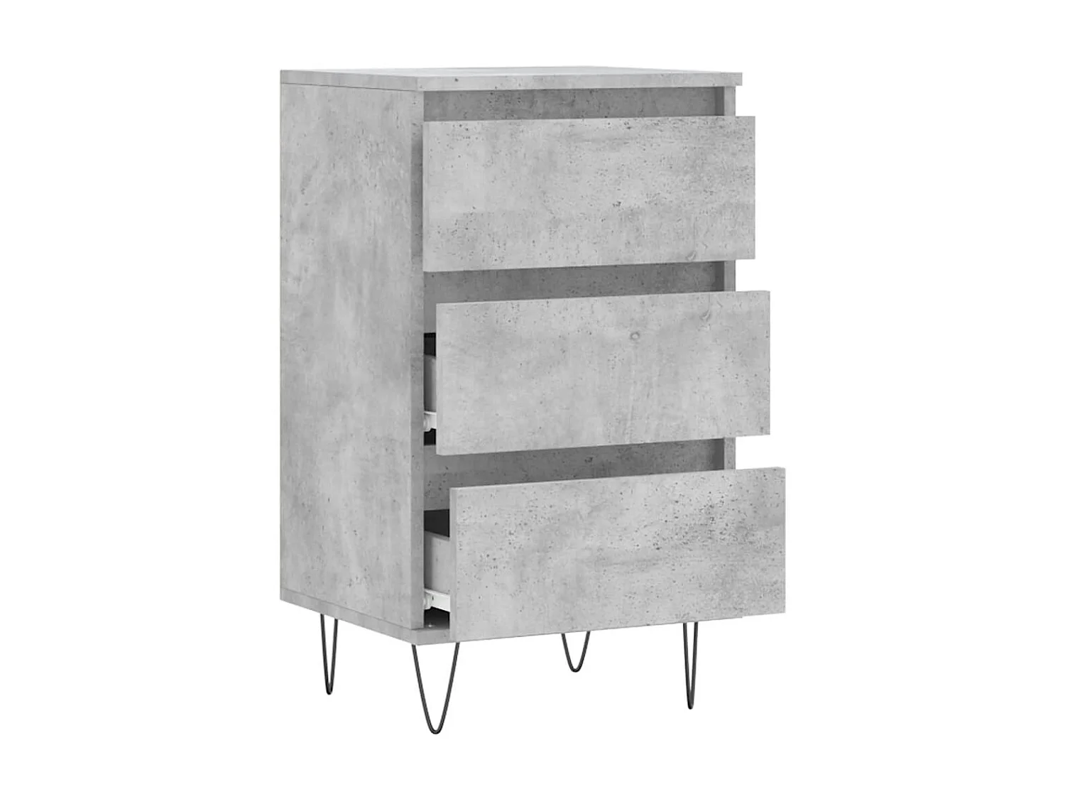 Sideboard 40x35x70 cm Lowboard Betongrau Holzwerkstoff -RM19092