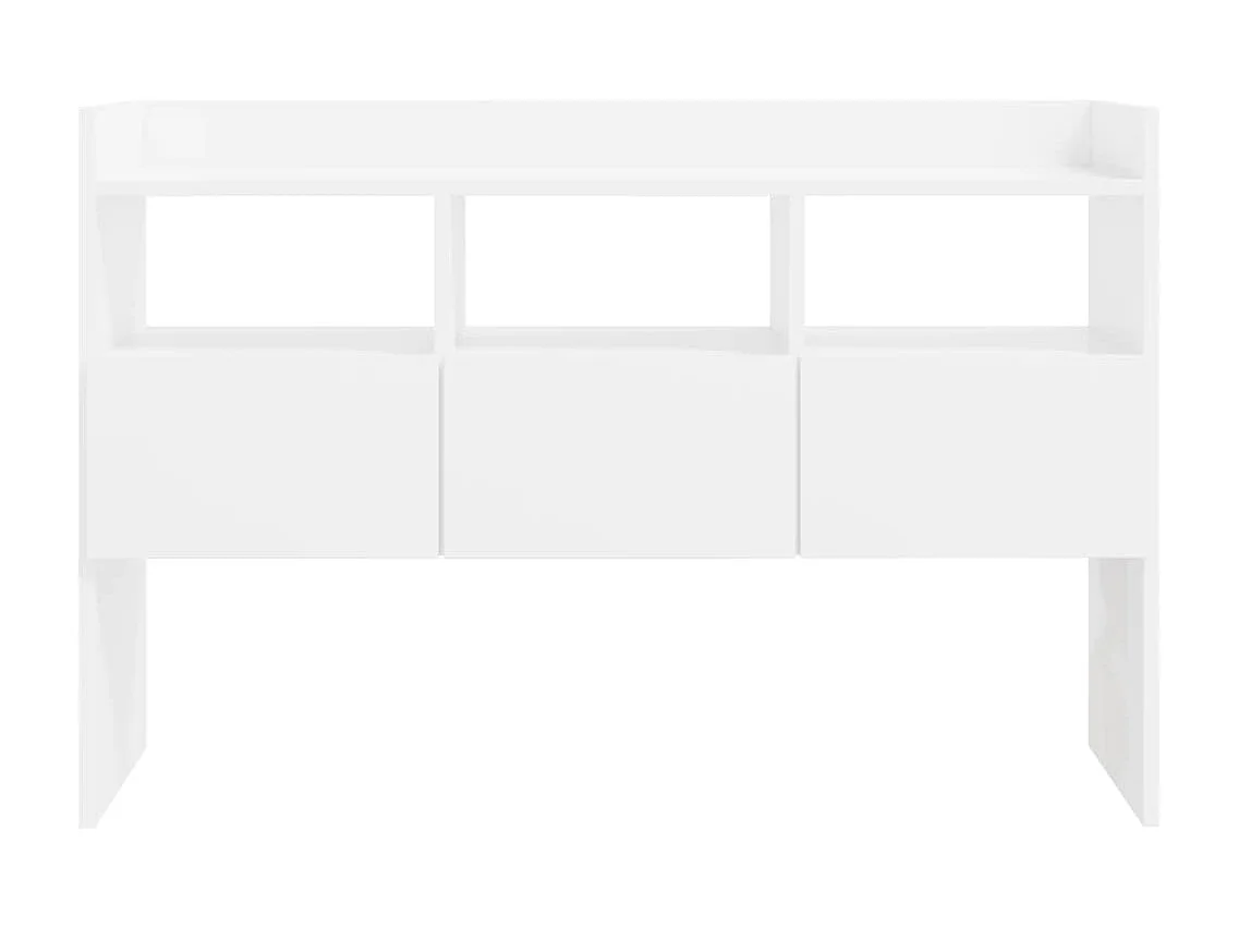 Sideboard Lowboard - Hochglanz-Weiß 105x30x70 cm Holzwerkstoff -RM32349