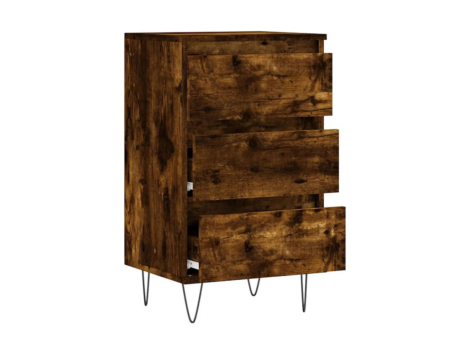 Sideboard Anrichte Räuchereiche 40x35x70 cm Holzwerkstoff -RM66400