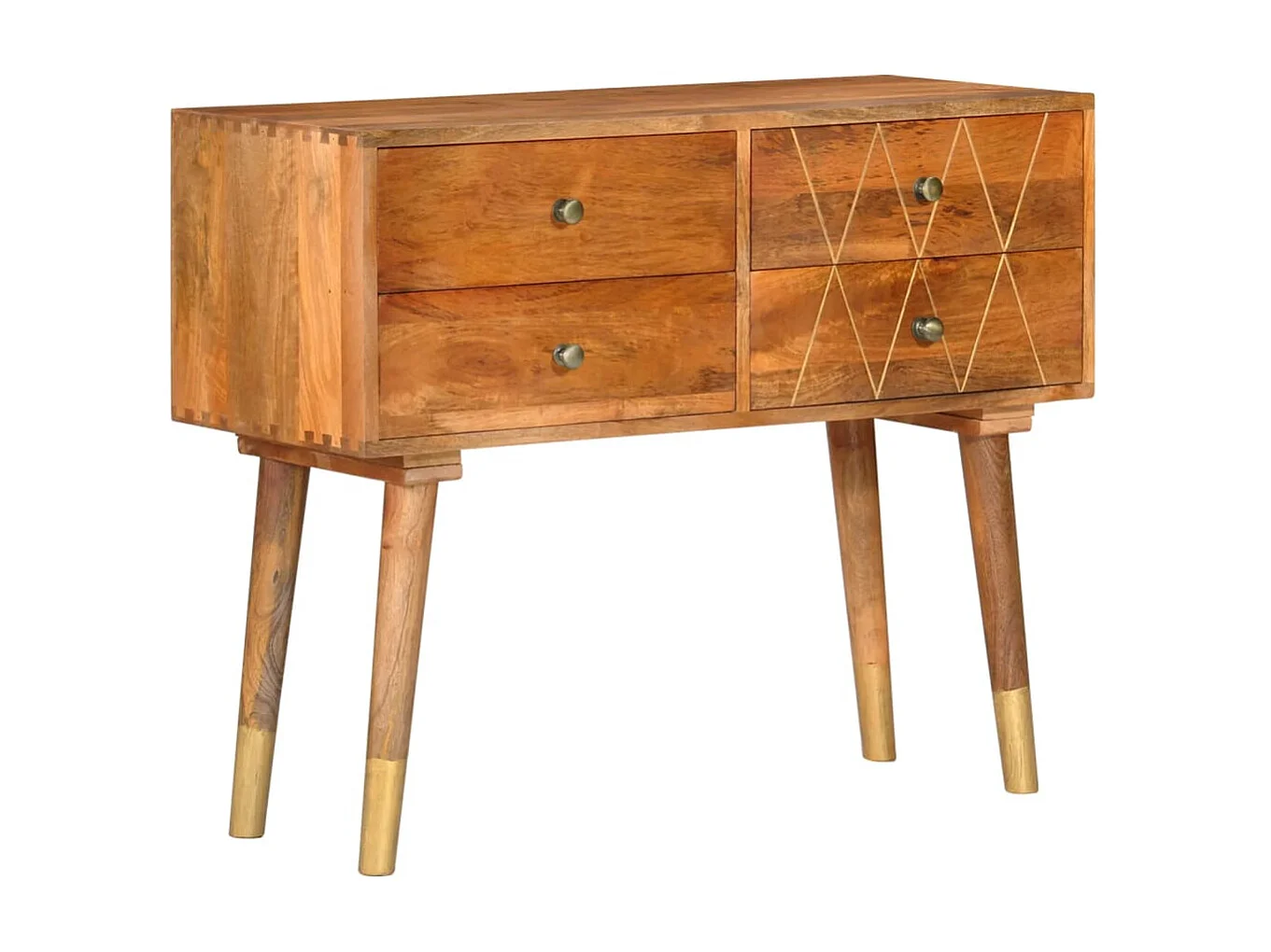 Sideboard Lowboard - 85×40×70 cm Massivholz Mango -RM27644