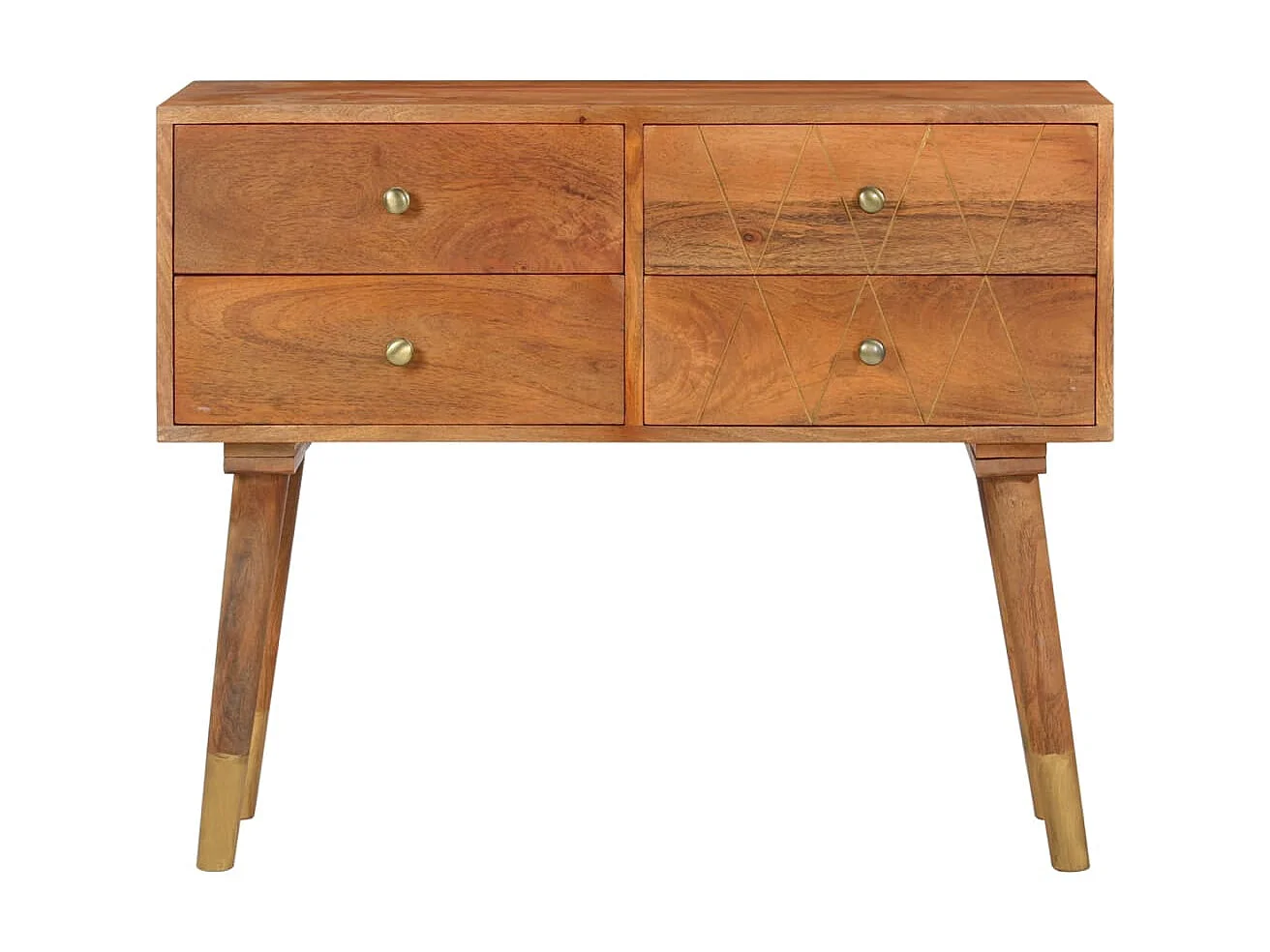 Sideboard Lowboard - 85×40×70 cm Massivholz Mango -RM27644