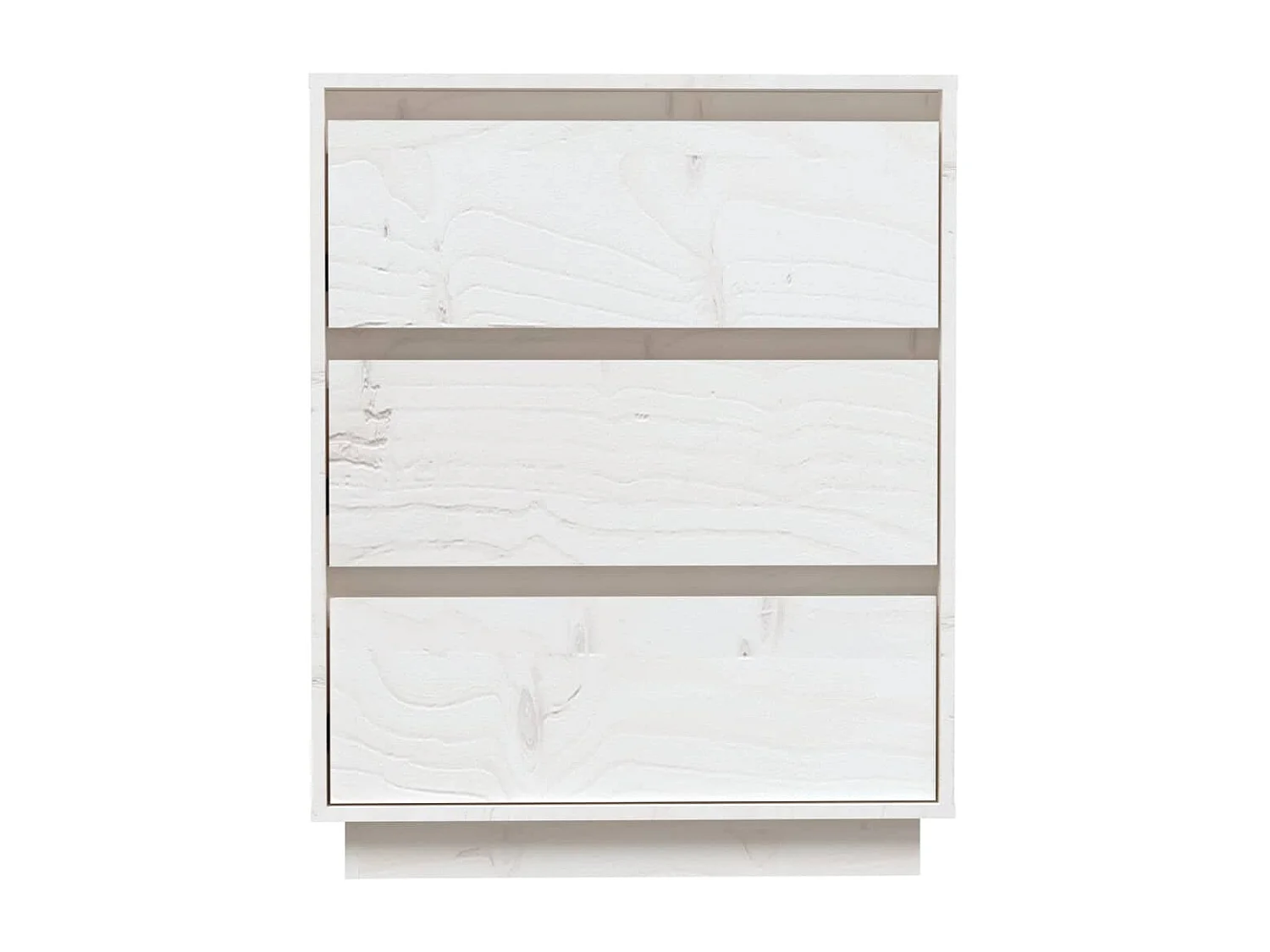 Sideboard Weiß Anrichte 60x34x75 cm Massivholz Kiefer -RM48544