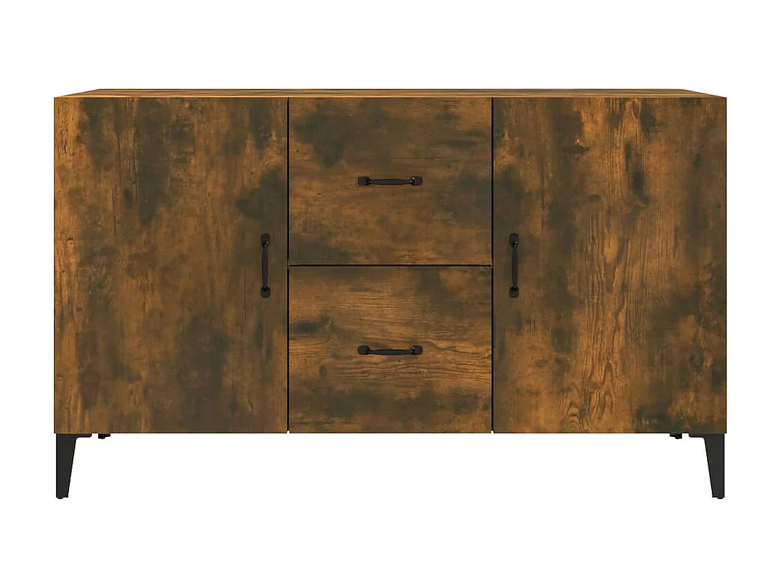 Sideboard Anrichte Räuchereiche 100x36x60 cm Holzwerkstoff -RM10805