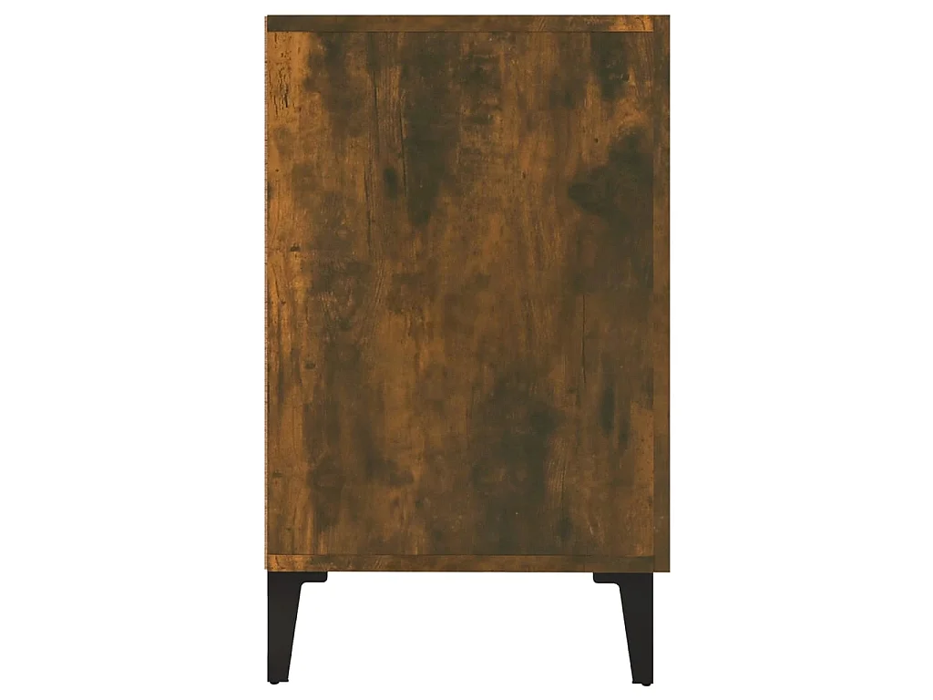 Sideboard Anrichte Räuchereiche 100x36x60 cm Holzwerkstoff -RM10805