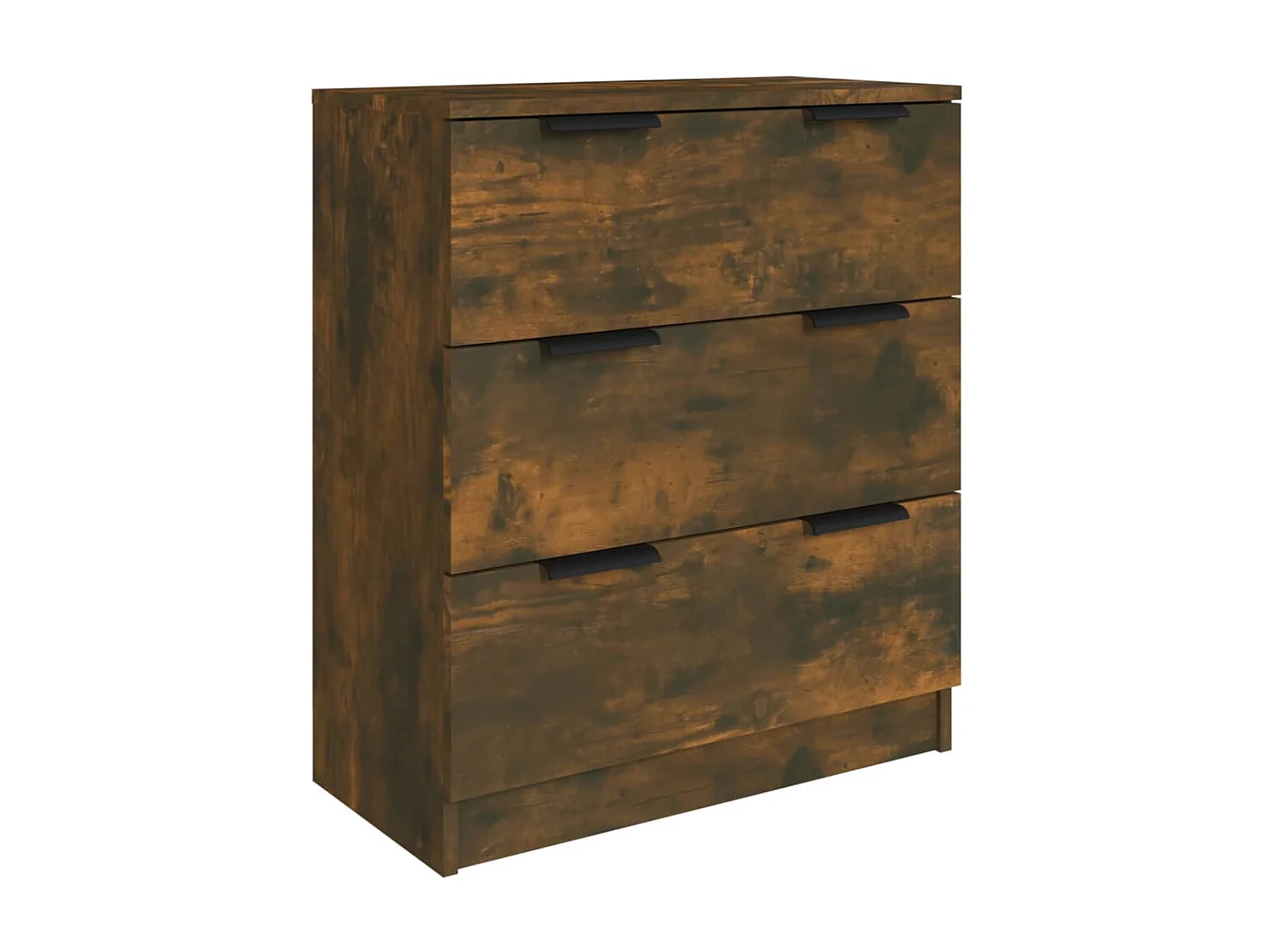 3-tlg. Sideboard Anrichte Räuchereiche Holzwerkstoff -RM89258