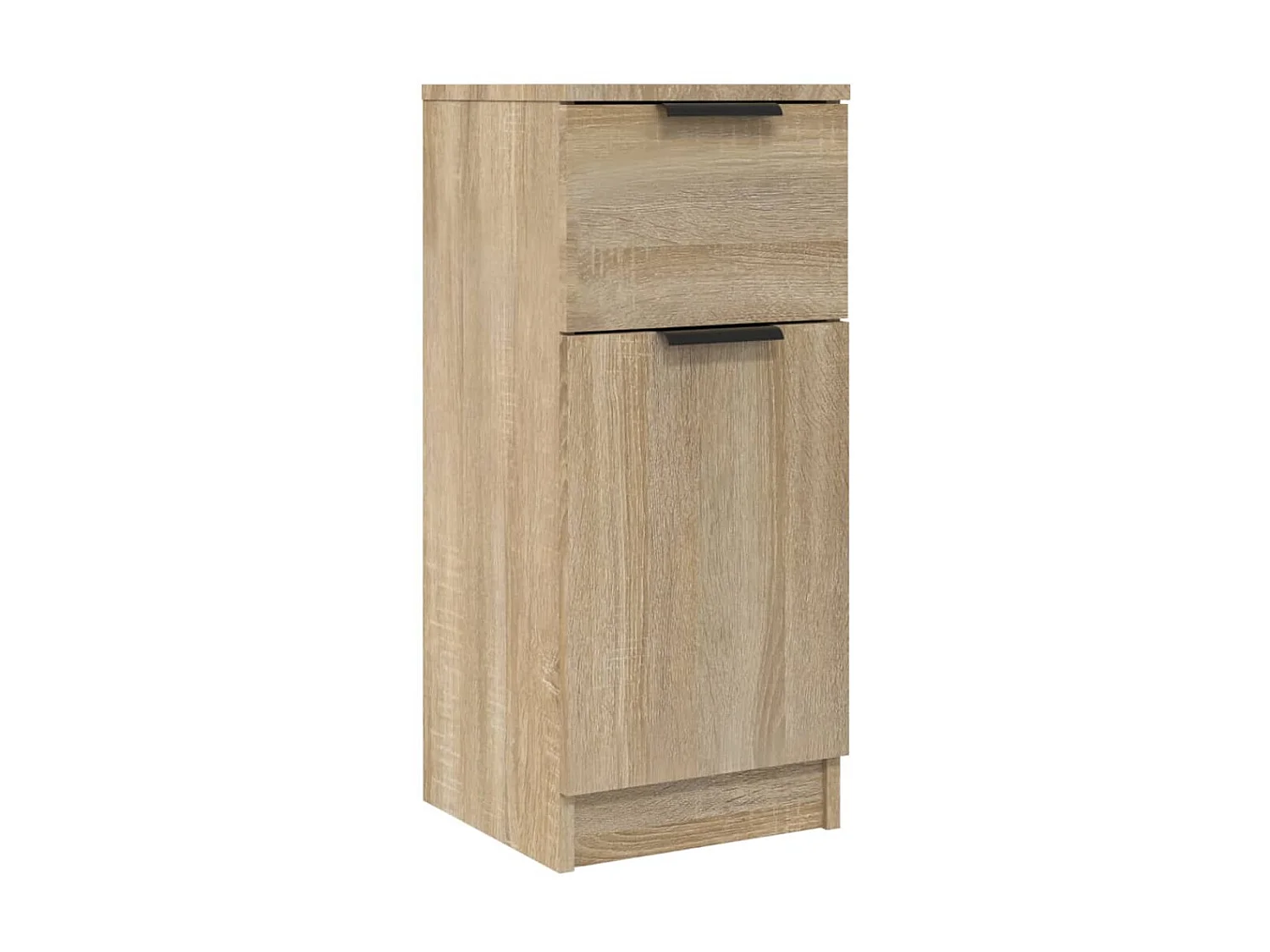 Sideboards im 2er-Set Lowboards Sonoma-Eiche 30x30x70 cm Holzwerkstoff -RM76016