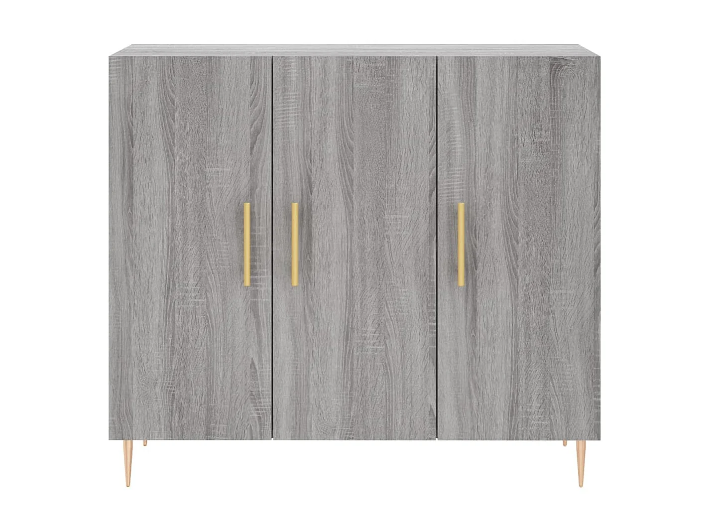 Sideboard Lowboard - Grau Sonoma 90x34x80 cm Holzwerkstoff -RM93915