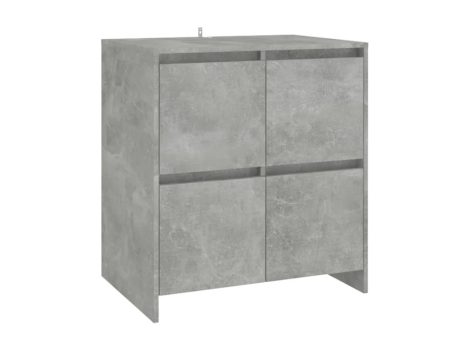 3-tlg. Sideboard Anrichte Betongrau Holzwerkstoff -RM67029