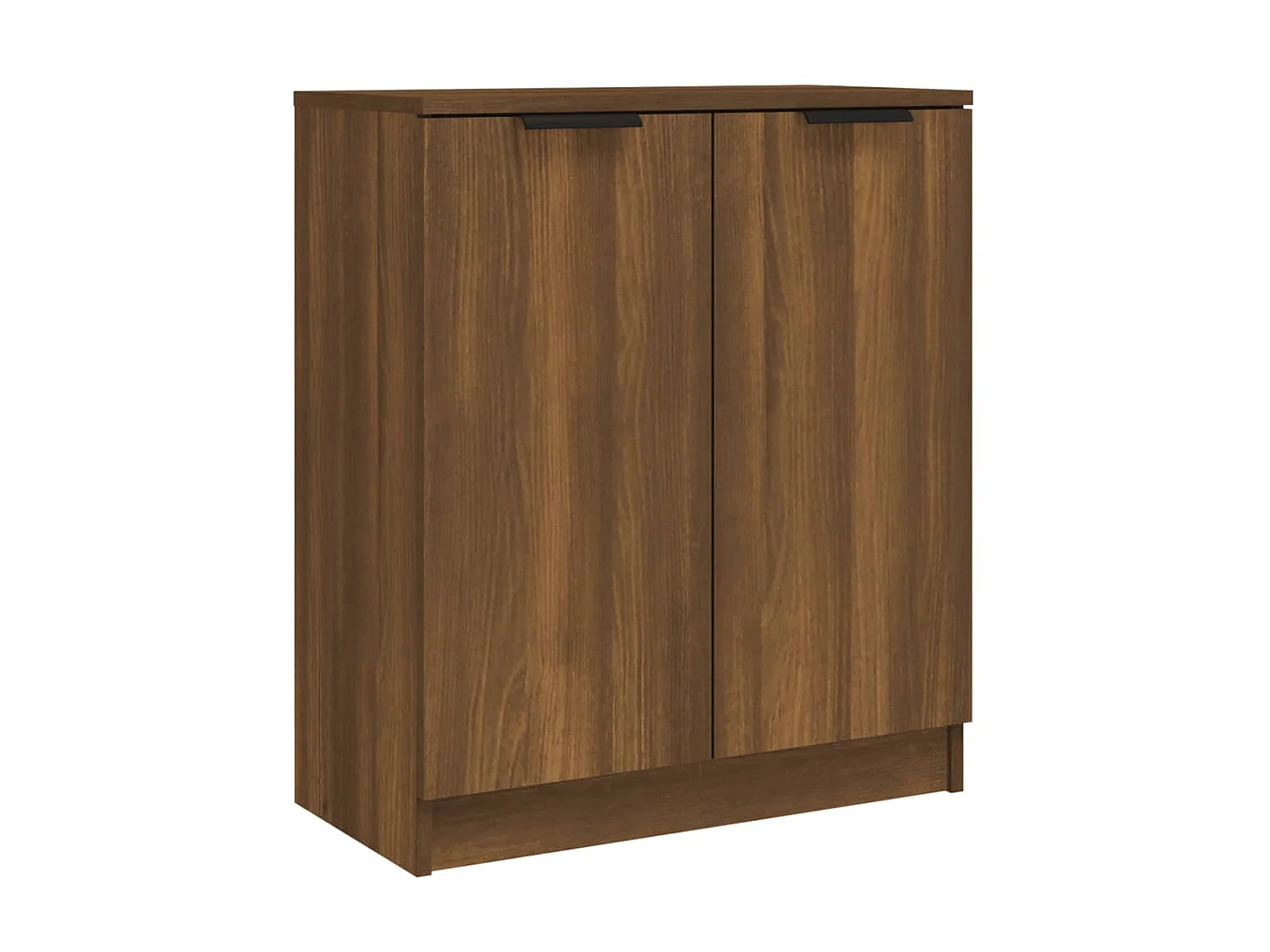 Sideboards im 2er-Set Lowboards Braun Eichen-Optik 60x30x70 cm Holzwerkstoff -RM75704