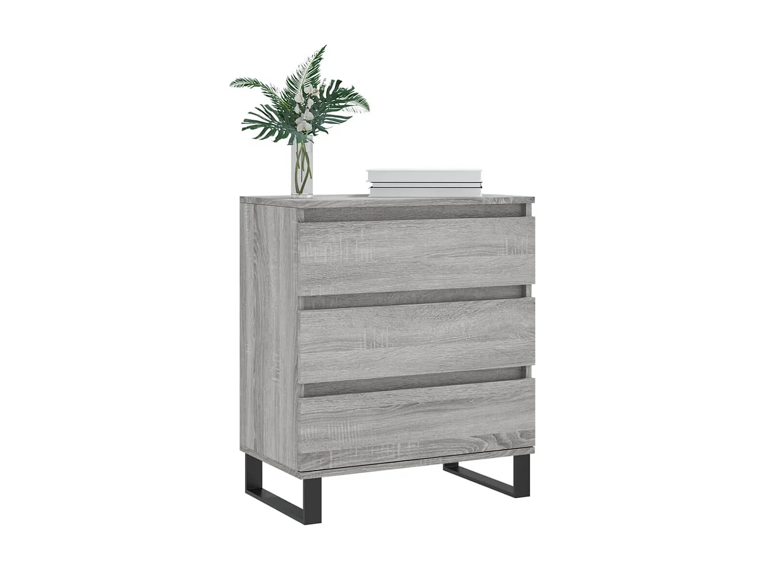 Sideboard Grau Sonoma - Lowboard 60x35x70 cm Holzwerkstoff -RM73018