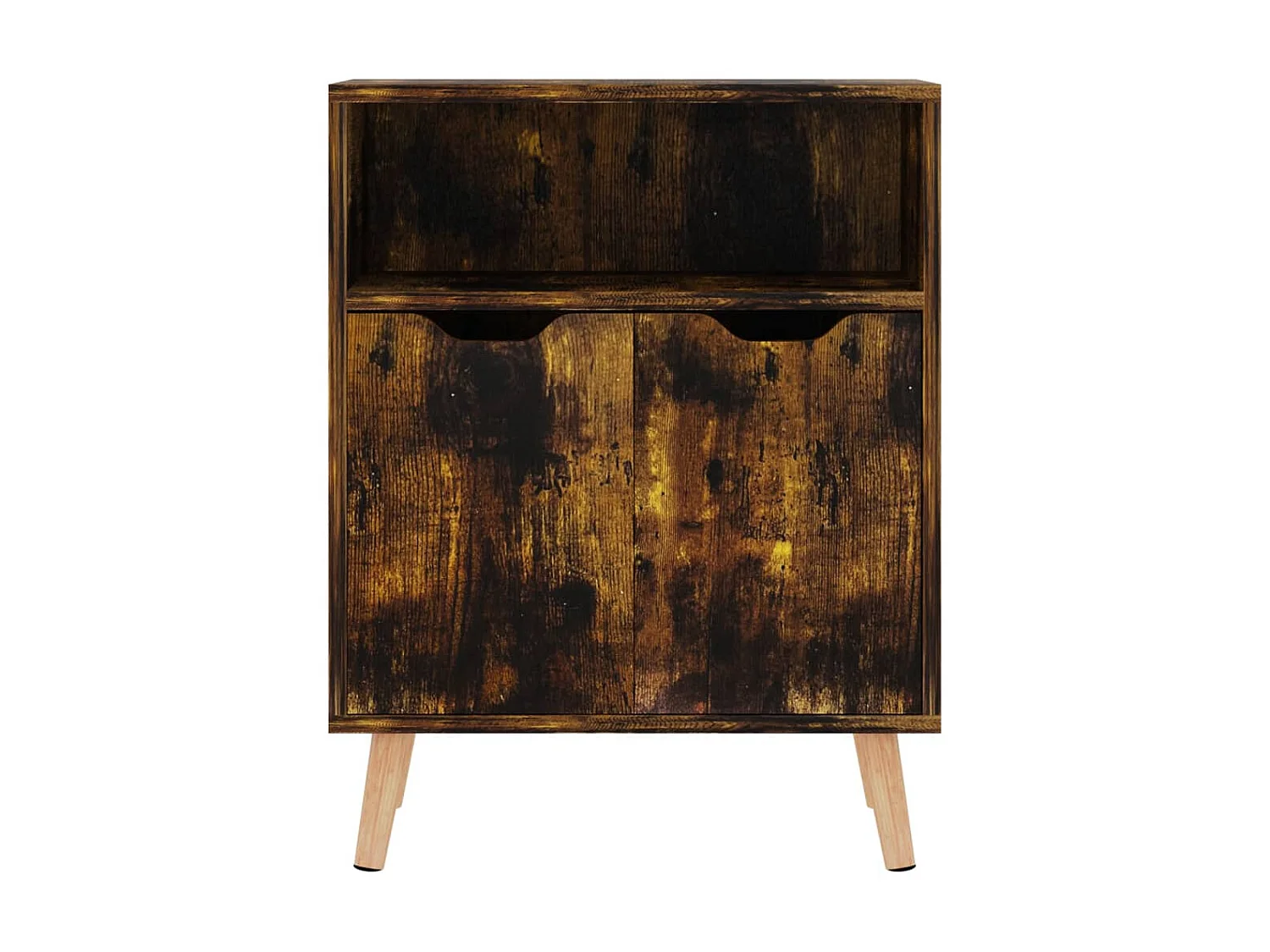 Sideboard Anrichte Räuchereiche 60x30x72 cm Holzwerkstoff -RM81509