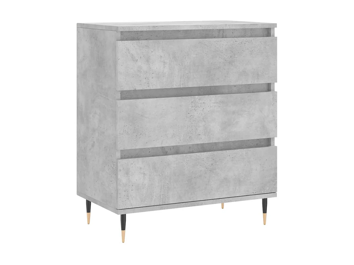 Sideboard Lowboard - Betongrau 60x35x70 cm Holzwerkstoff -RM89160