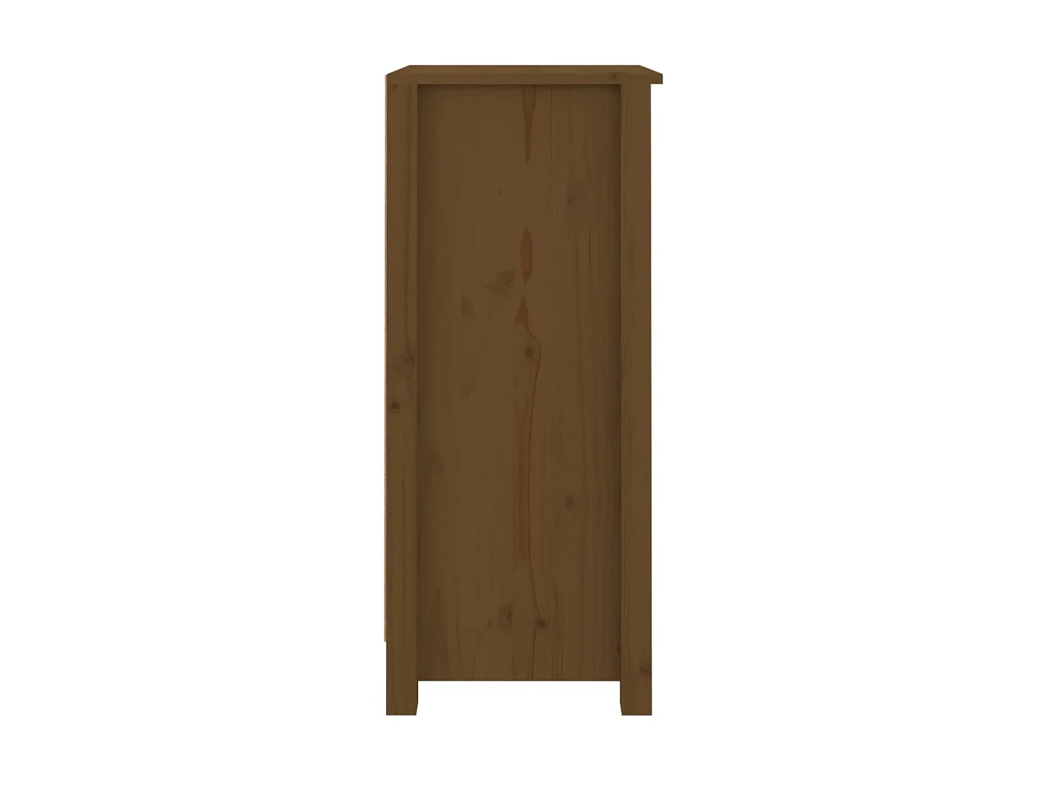 Sideboards im 2er-Set Lowboards Honigbraun 40x35x80 cm Massivholz Kiefer -RM94119