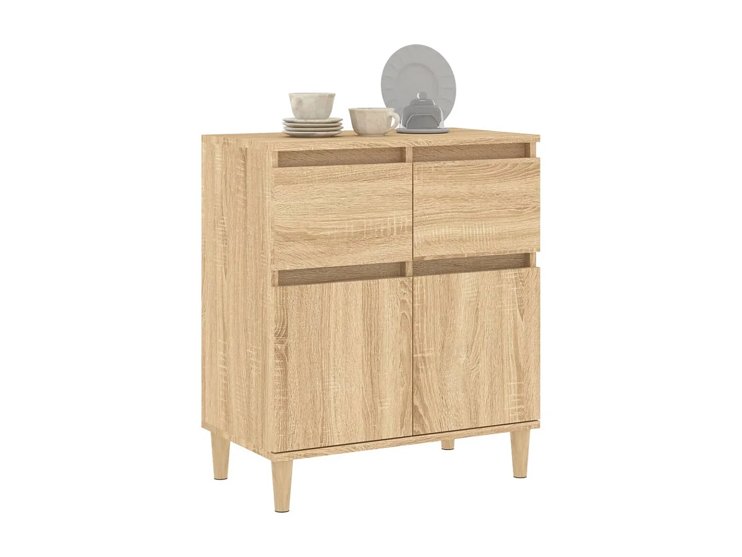 Sideboard Anrichte Sonoma-Eiche 60x35x70 cm Holzwerkstoff -RM98405