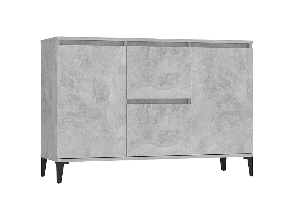 Sideboard Lowboard - Betongrau 104x35x70 cm Holzwerkstoff -RM14374