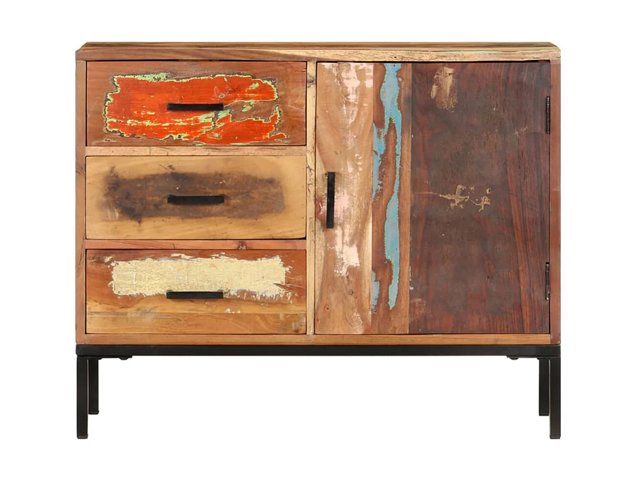 Sideboard Lowboard - 88x30x73 cm Altholz Massiv -RM16181