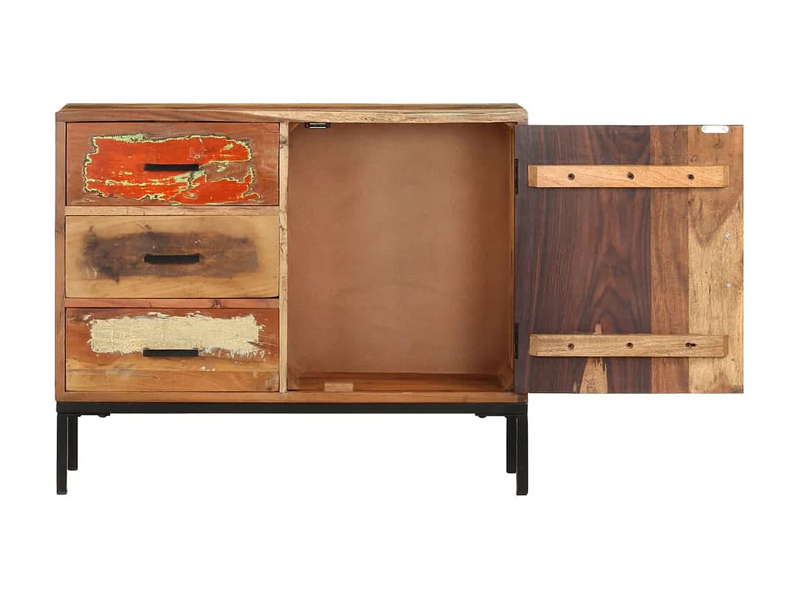 Sideboard Lowboard - 88x30x73 cm Altholz Massiv -RM16181
