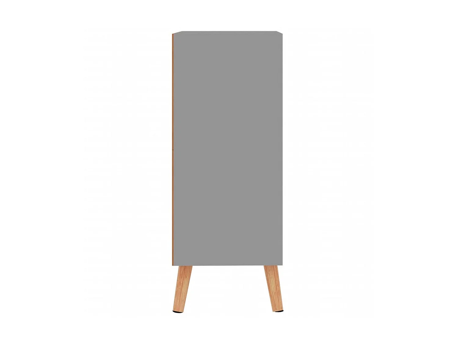 Sideboard Grau - Lowboard 60x30x72 cm Holzwerkstoff -RM10541