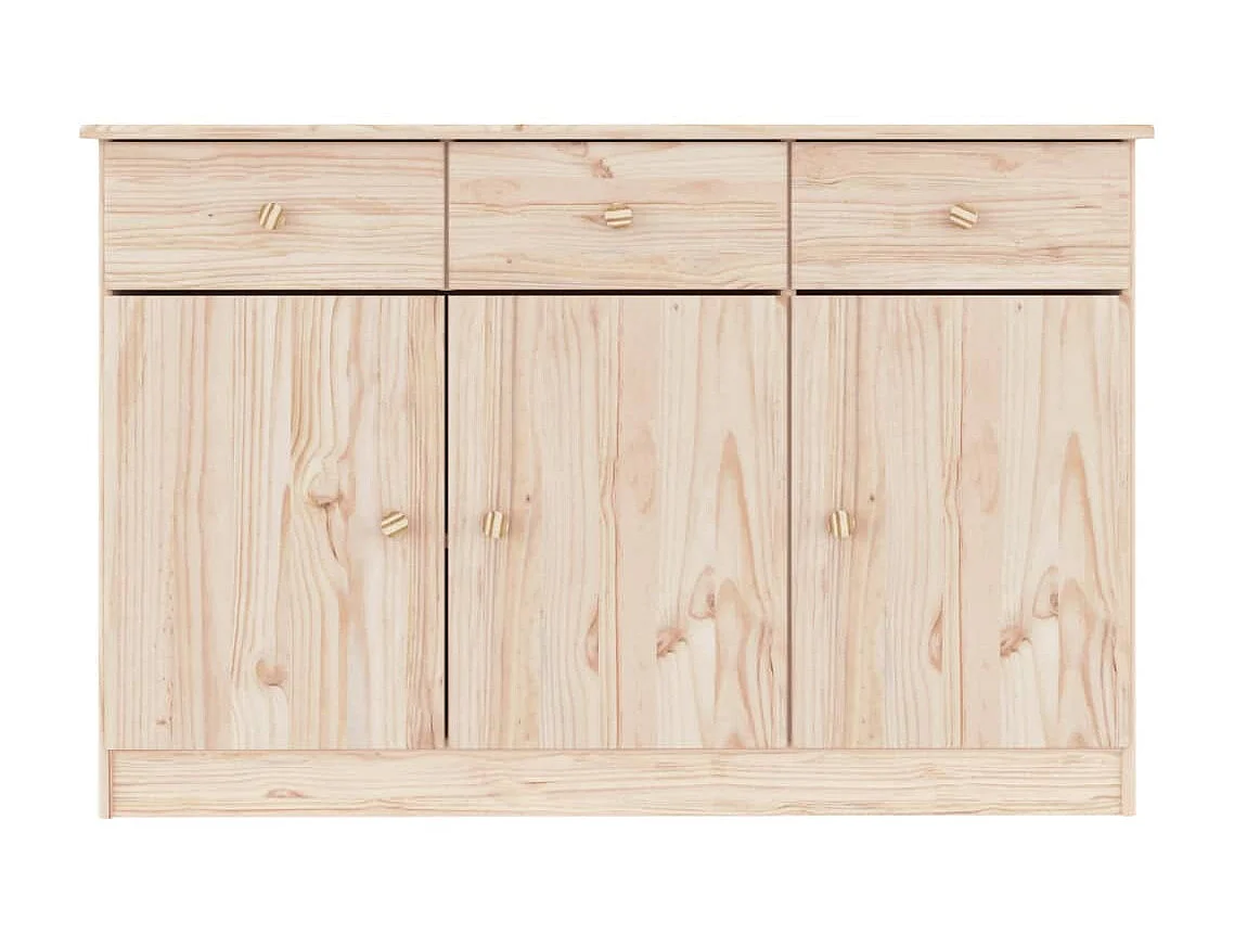 Sideboard Lowboard - ALTA 112x35x73 cm Massivholz Kiefer -RM11156