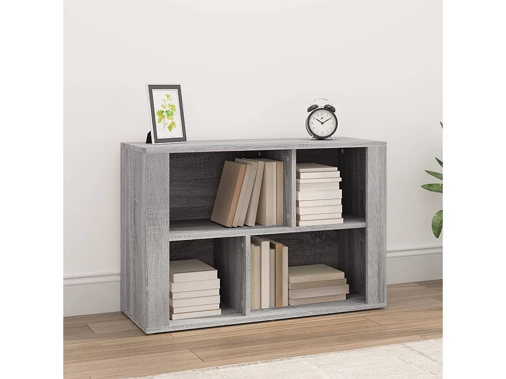 Sideboard Lowboard - Grau Sonoma 80x30x54 cm Holzwerkstoff -RM39915
