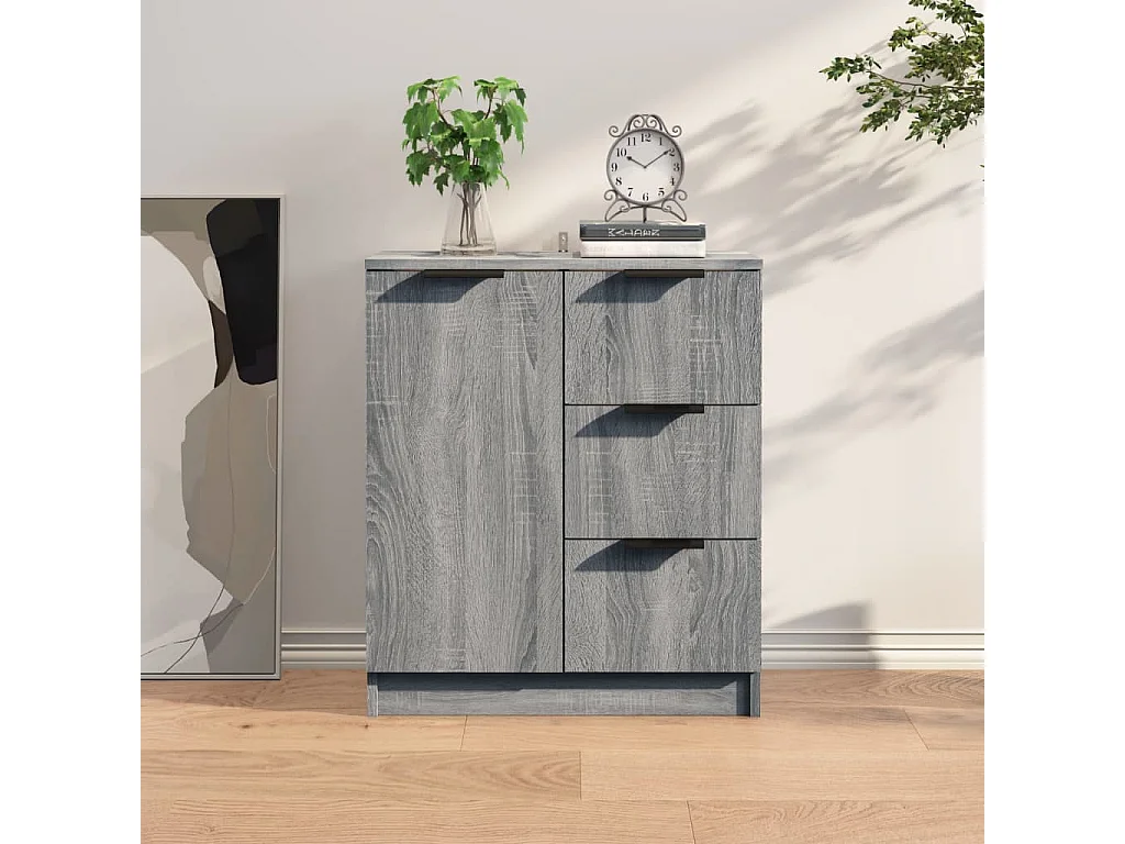 Sideboard Grau Sonoma - Lowboard 60x30x70 cm Holzwerkstoff -RM38952