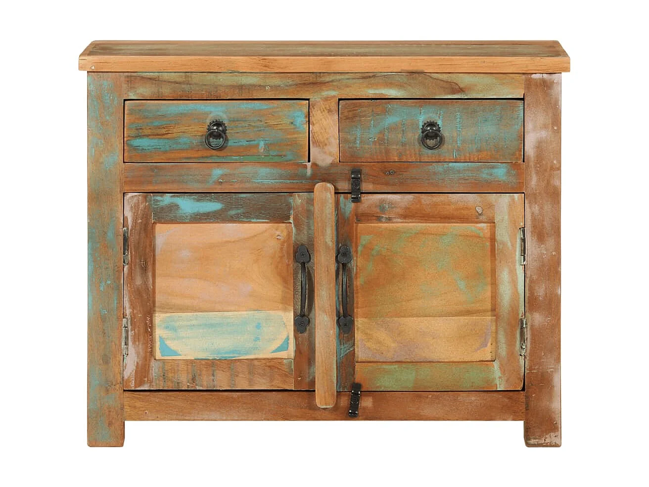 Sideboard Lowboard - 68x35x55 cm Altholz Massiv -RM92072