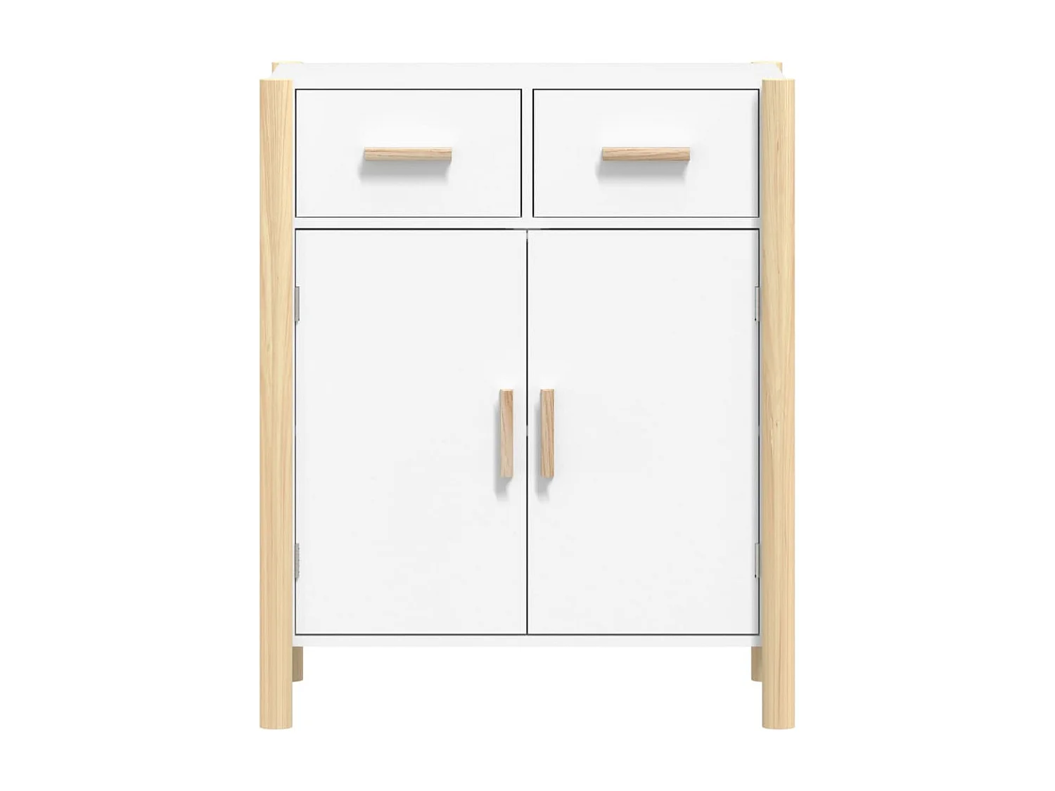 Sideboard Weiß Anrichte 62x38x75 cm Holzwerkstoff -RM61363