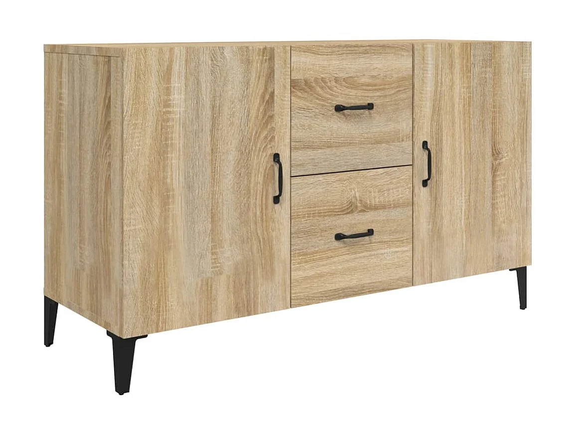 Sideboard Anrichte Sonoma-Eiche 100x36x60 cm Holzwerkstoff -RM60478