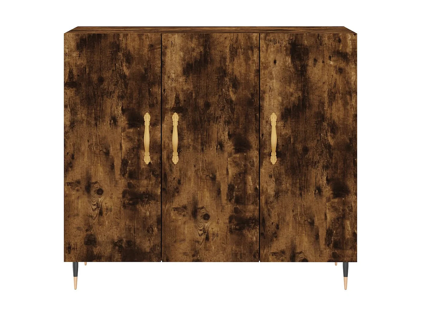 Sideboard Anrichte Räuchereiche 90x34x80 cm Holzwerkstoff -RM47833
