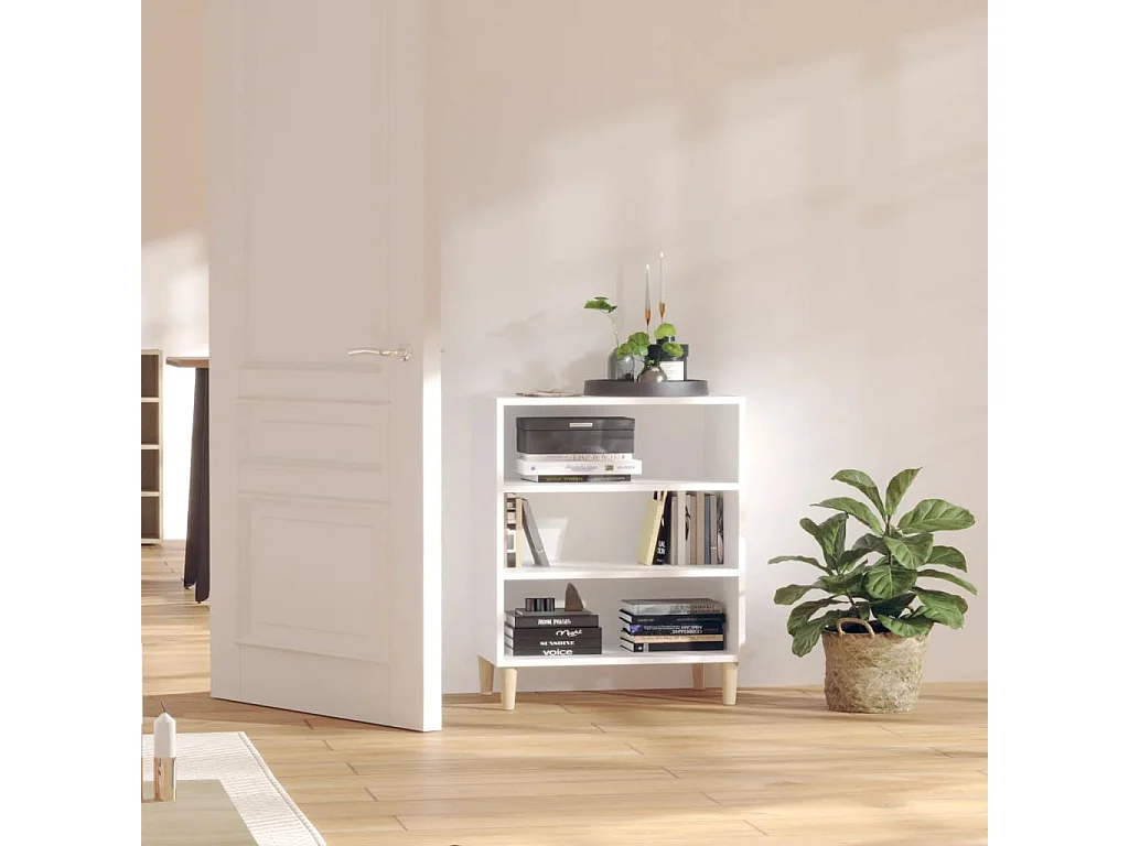 Sideboard Weiß Anrichte 57x35x70 cm Holzwerkstoff -RM51440