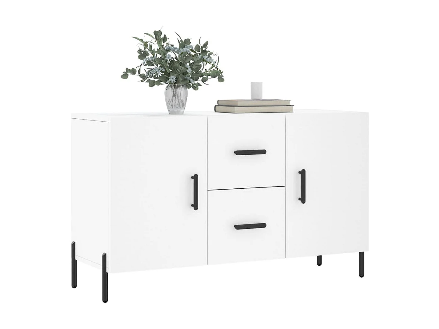 Sideboard Weiß Anrichte 100x36x60 cm Holzwerkstoff -RM45346